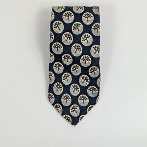 Earth Air Water Tree Men's Plant a Tree Silk Neck Tie 50 Inches Vintage Nature